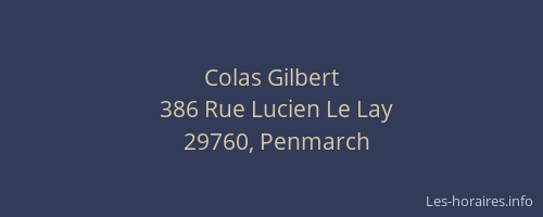 Colas Gilbert