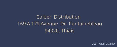 Colber  Distribution