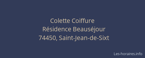 Colette Coiffure