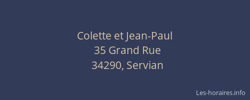 Colette et Jean-Paul