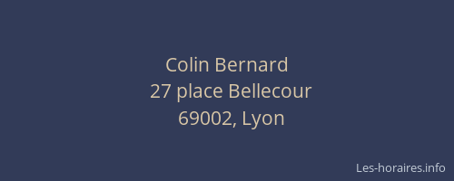 Colin Bernard