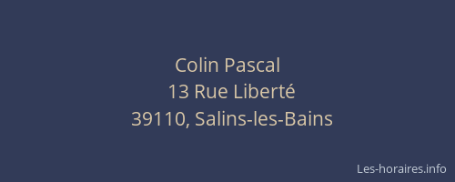 Colin Pascal