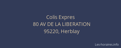Colis Expres