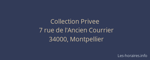 Collection Privee