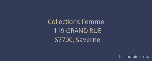 Collections Femme