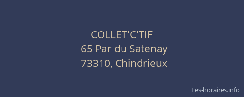 COLLET'C'TIF