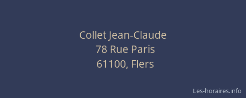 Collet Jean-Claude