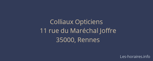 Colliaux Opticiens