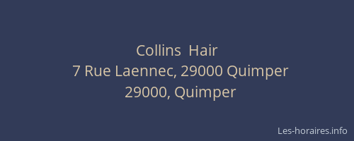 Collins  Hair