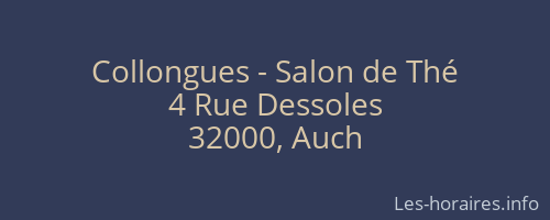 Collongues - Salon de Thé
