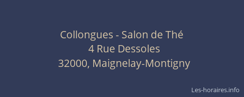 Collongues - Salon de Thé