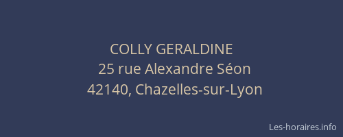 COLLY GERALDINE