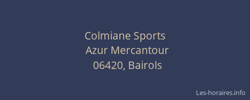 Colmiane Sports