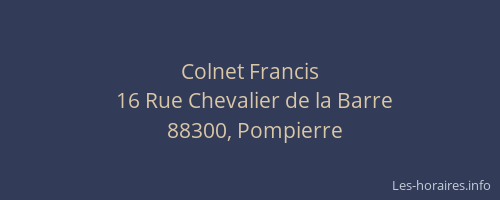 Colnet Francis