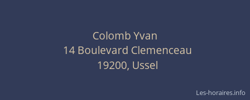 Colomb Yvan
