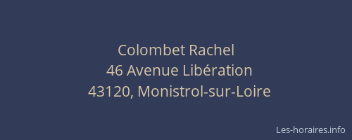 Colombet Rachel