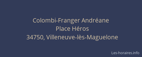 Colombi-Franger Andréane