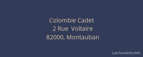 Colombie Cadet