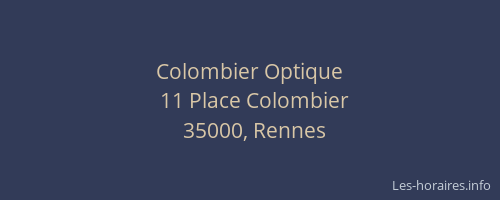 Colombier Optique