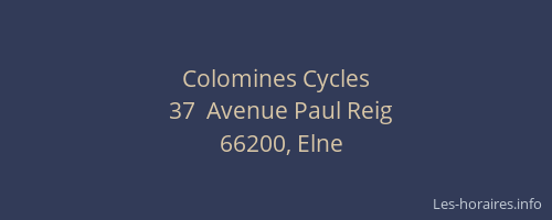 Colomines Cycles