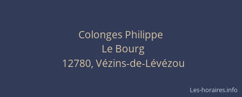 Colonges Philippe