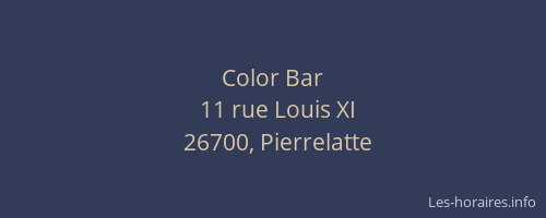 Color Bar