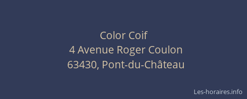 Color Coif