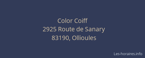 Color Coiff