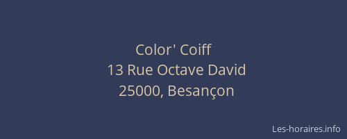 Color' Coiff