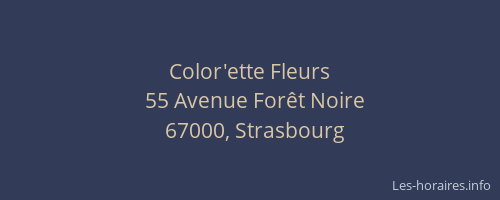 Color'ette Fleurs