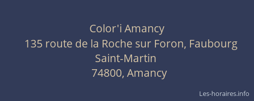 Color'i Amancy
