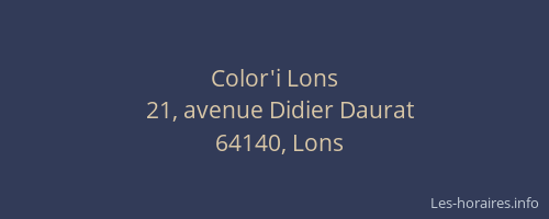 Color'i Lons