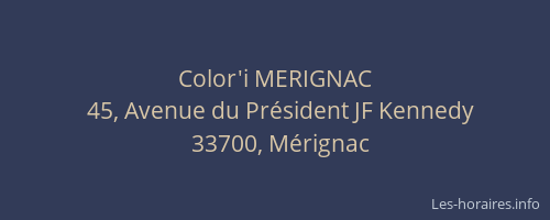 Color'i MERIGNAC