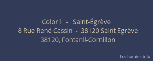 Color'i   -   Saint-&Eacute;gr&egrave;ve