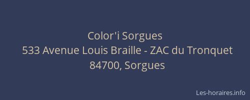 Color'i Sorgues