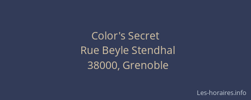Color's Secret