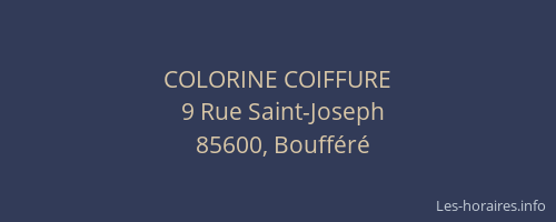 COLORINE COIFFURE