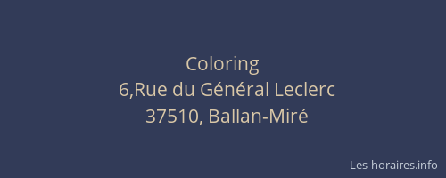 Coloring
