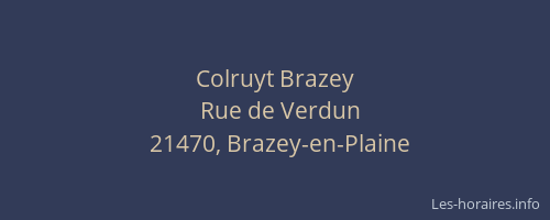 Colruyt Brazey