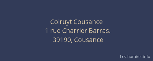 Colruyt Cousance