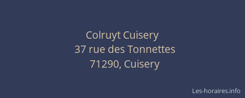 Colruyt Cuisery