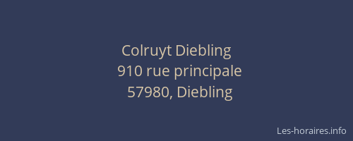Colruyt Diebling