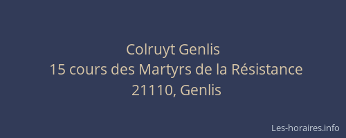 Colruyt Genlis