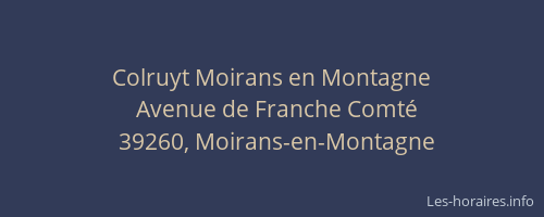 Colruyt Moirans en Montagne