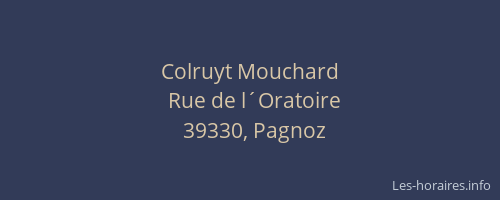 Colruyt Mouchard