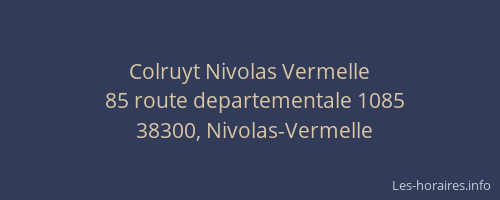 Colruyt Nivolas Vermelle