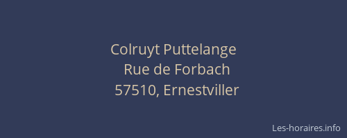 Colruyt Puttelange