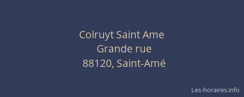 Colruyt Saint Ame