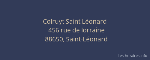 Colruyt Saint Léonard