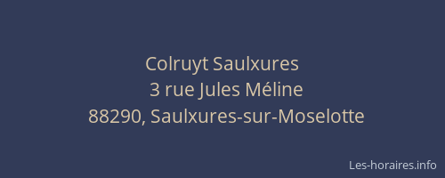 Colruyt Saulxures